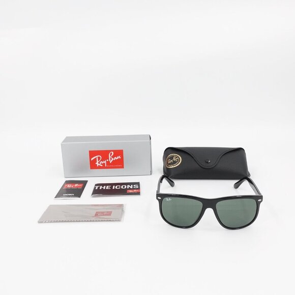 Ray-Ban RB4147 Boyfriend Sunglasses Gray Green and Black OS - Picture 2 of 11
